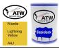 Preview: Mazda, Lightning Yellow, A4J: 500ml Lackdose, von ATW Autoteile West.